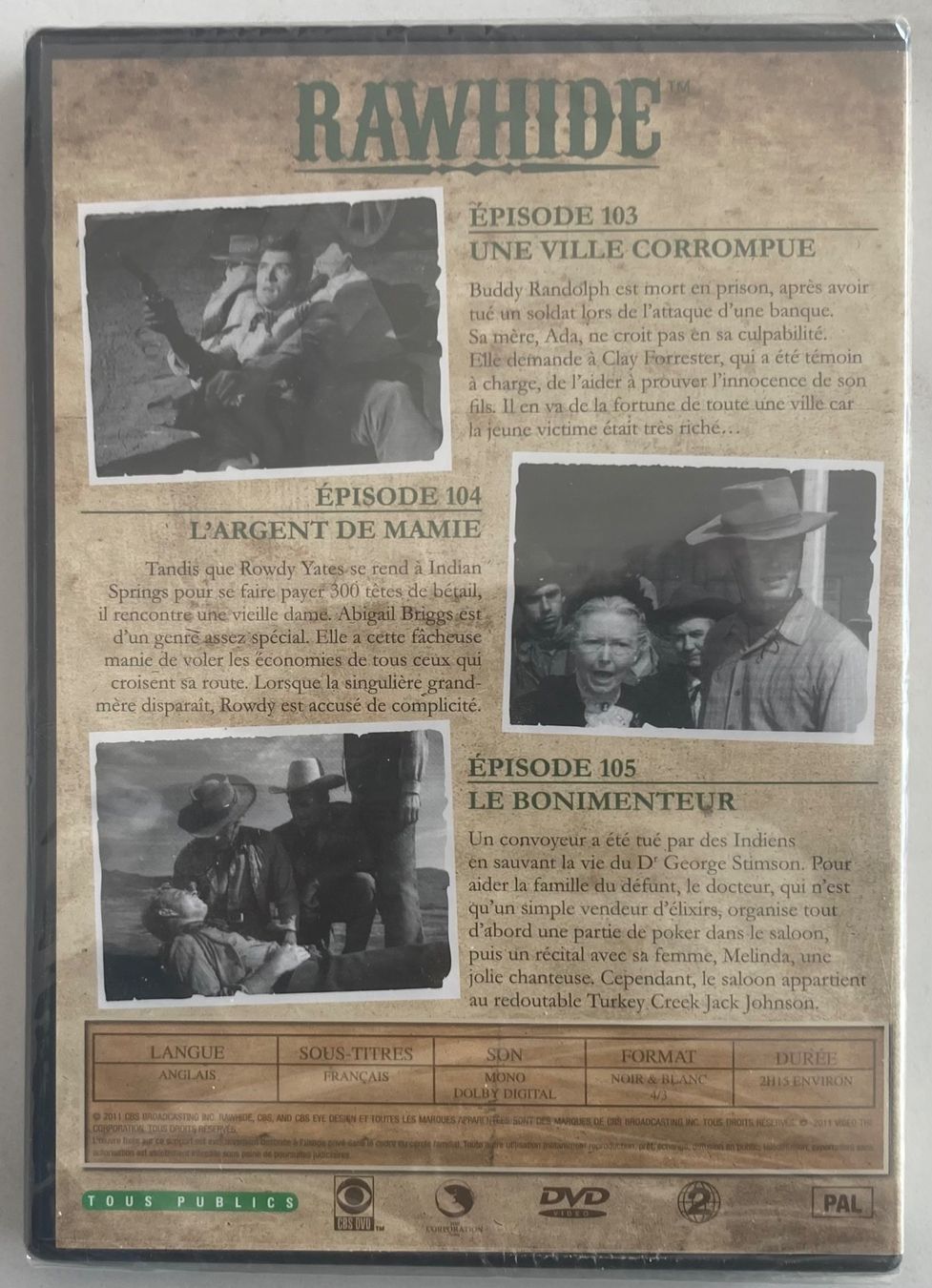 Alle DVDs: CLINT EASTWOOD - RAWHIDE N°35 – Gebraucht aus Poliez-Pittet von Newtown-Records 4