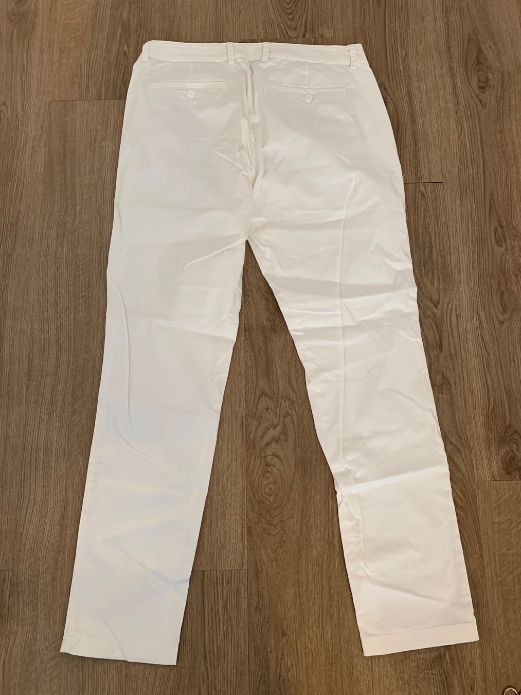 Comma Pantaloni: Comma Stoffhose Hose weiss Gr. L / XL – Usato da Fislisbach venduto da KolibriSecondhand 5
