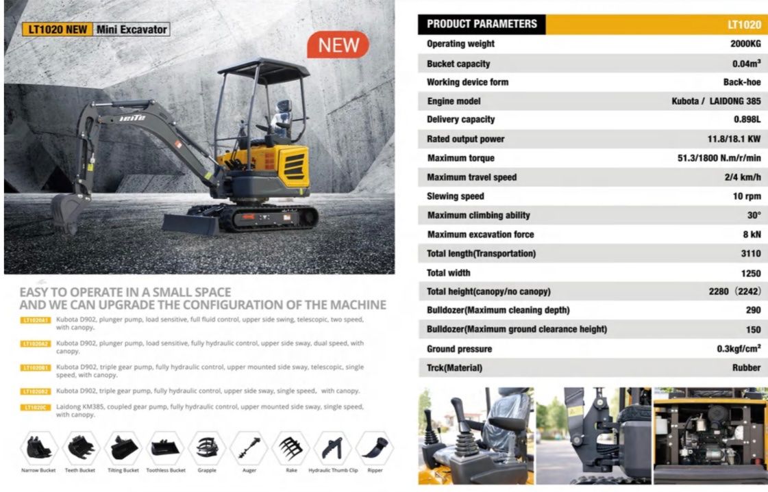 Excavateurs: Bagger 2.0T 895 Stunden – D'occasion à Orpund par dizi.98 6