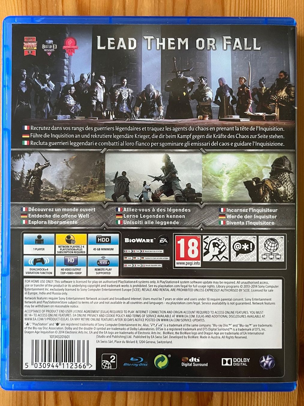 Spiele: Dragon Age: Inquisition (PS4) – Gebraucht aus Zürich von Gurkis 3