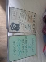DEKORATION schild 