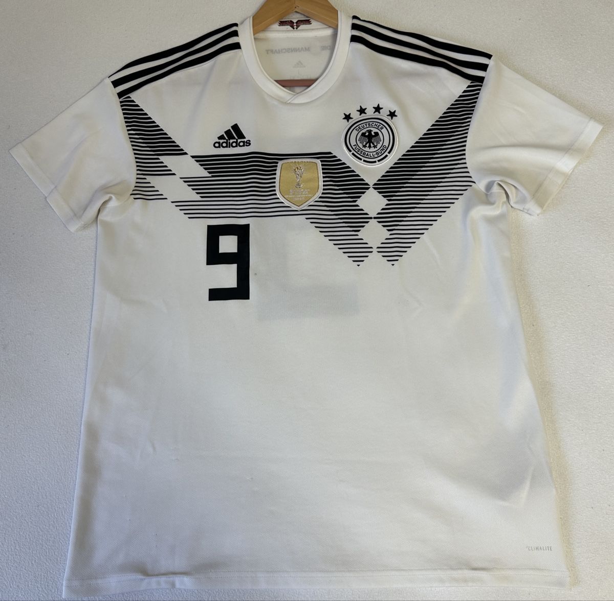 DFB Canottiere & Pantaloni: Germany 2018 world cup Trikot Adidas original  L size – Usato da Maienfeld venduto da tobeyl2020 2