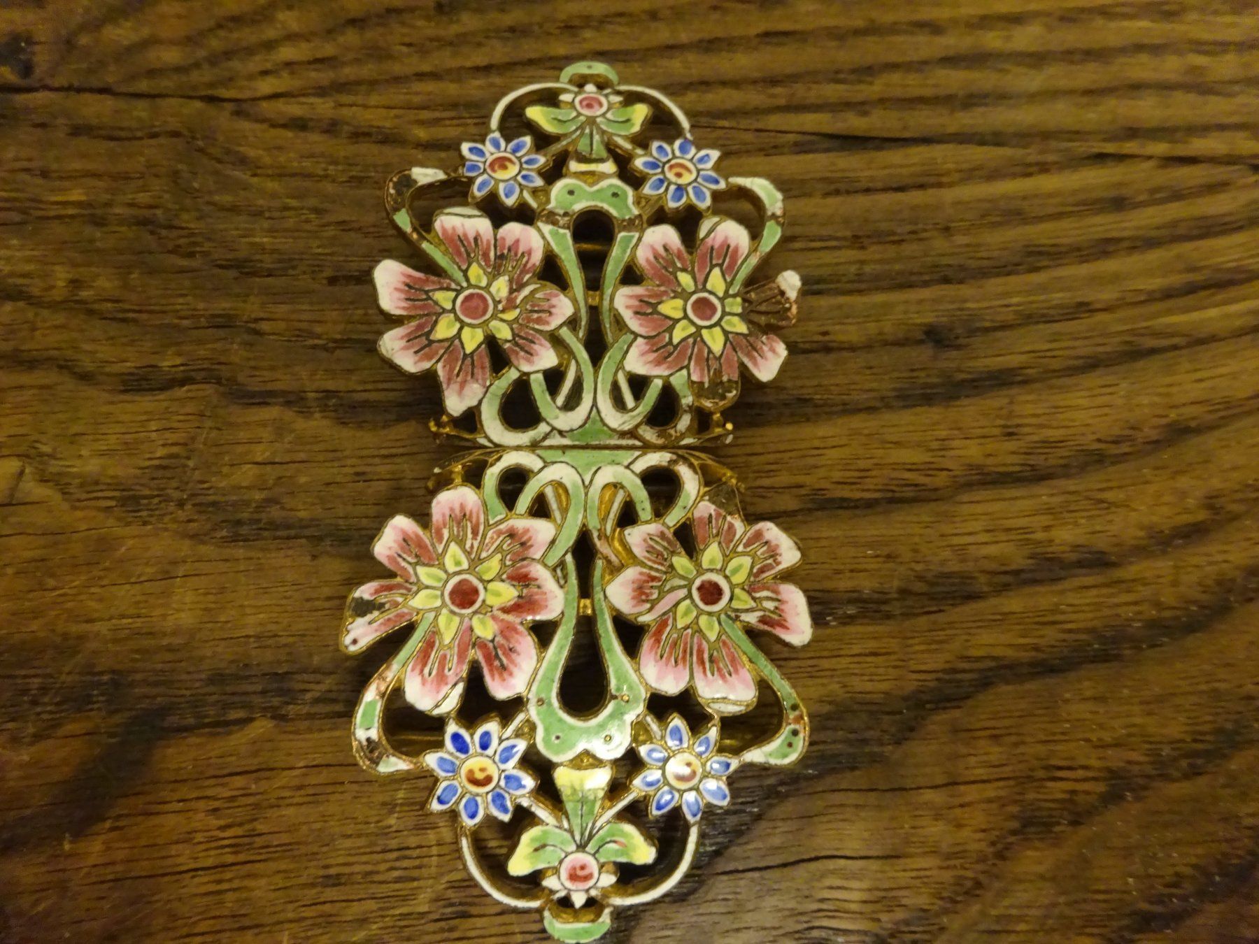 Fibbie per cinture: Jugenstil Schnalle Cloisonné – Usato da Oetwil am See venduto da Golfsud 3