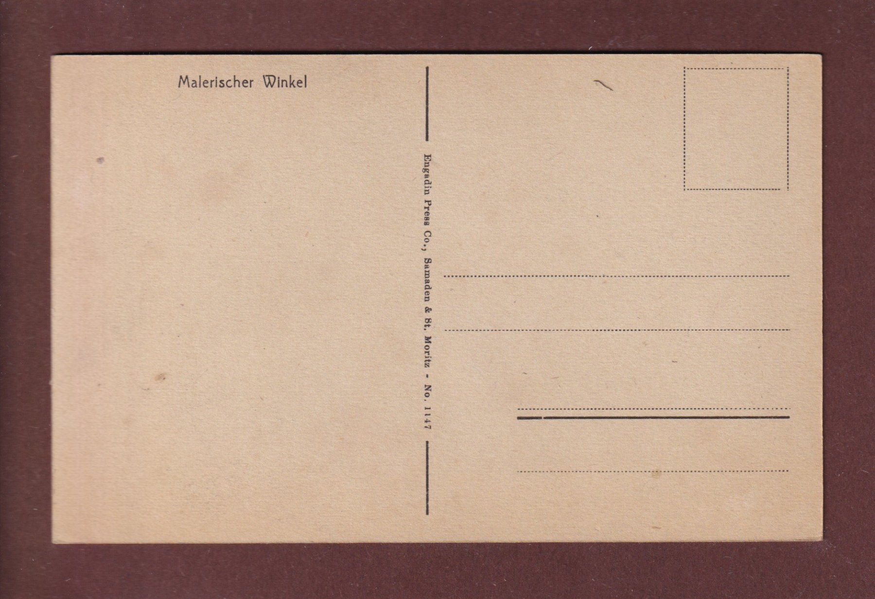 Cartoline postali: GRAUBÜNDEN - Malerischer Winkel – Usato da Pully venduto da nicecards 1