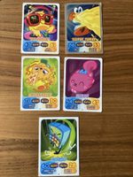 5 Moshi Monsters Sammelkarten Set diverse Charaktere