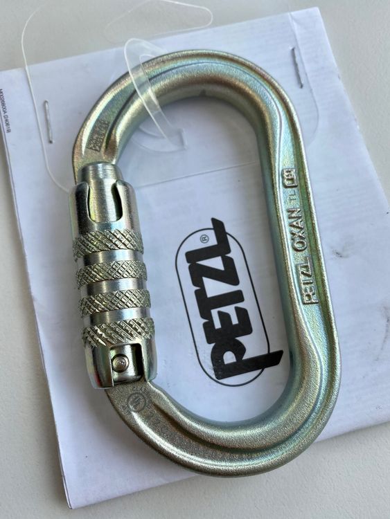 Petzl OXAN TRIACT-LOCK Stahlkarabiner | Kaufen Auf Ricardo