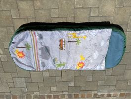 Sac de couchage avec matelas gonflable intégré pour enfants