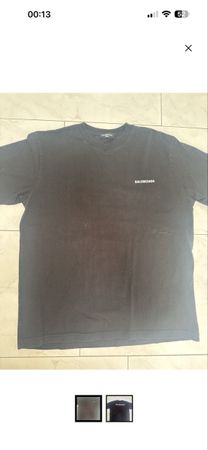Balenciaga T-Shirt schwarz Grösse M