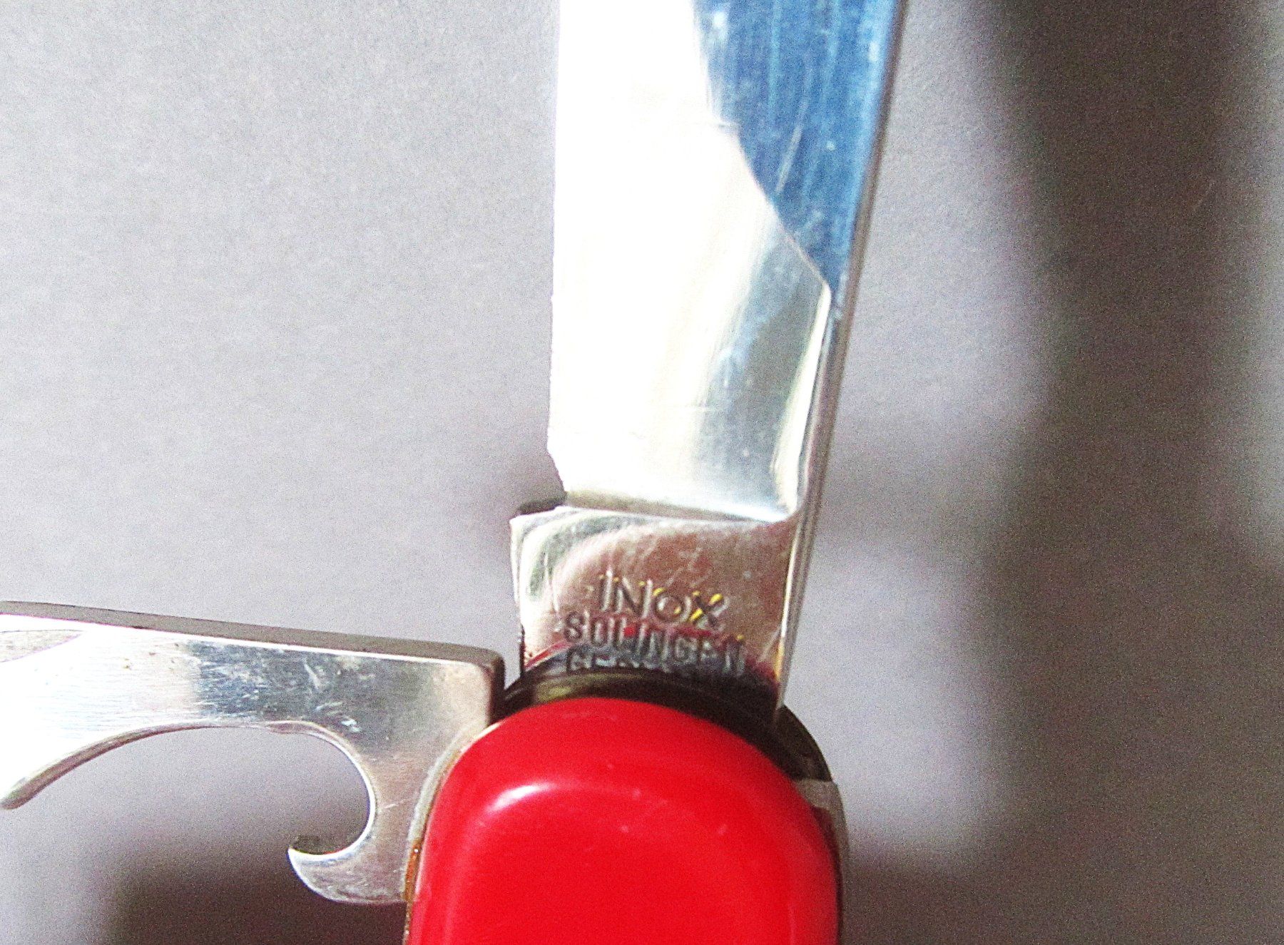 Solingen Coltelli tascabile: Rotes Taschenmesser, Solingen – Usato da Seengen venduto da mikelele 2