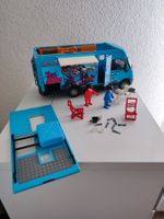 Dickie Toys Wohnmobil blau mit Zubehör gebrauchter Zustand