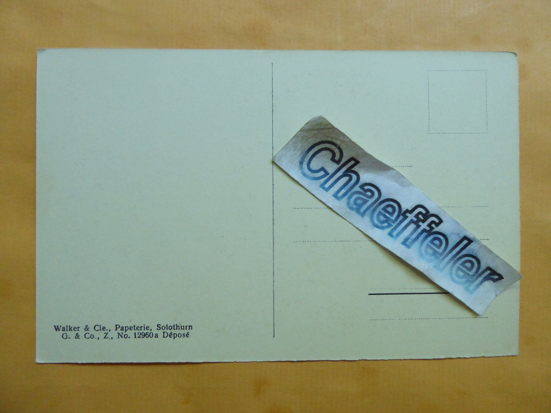 Cartes postales: Solothurn, Soldatendenkmal – D'occasion à Zürich par Chaeffeler 1