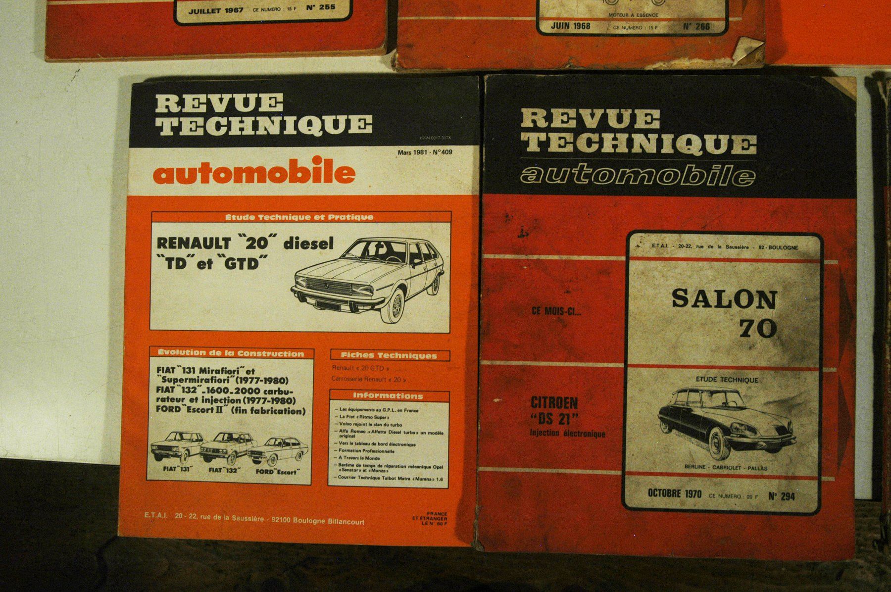 Libri: Revue Technique Automobile franz. – Usato da Herisau venduto da Wisen 2