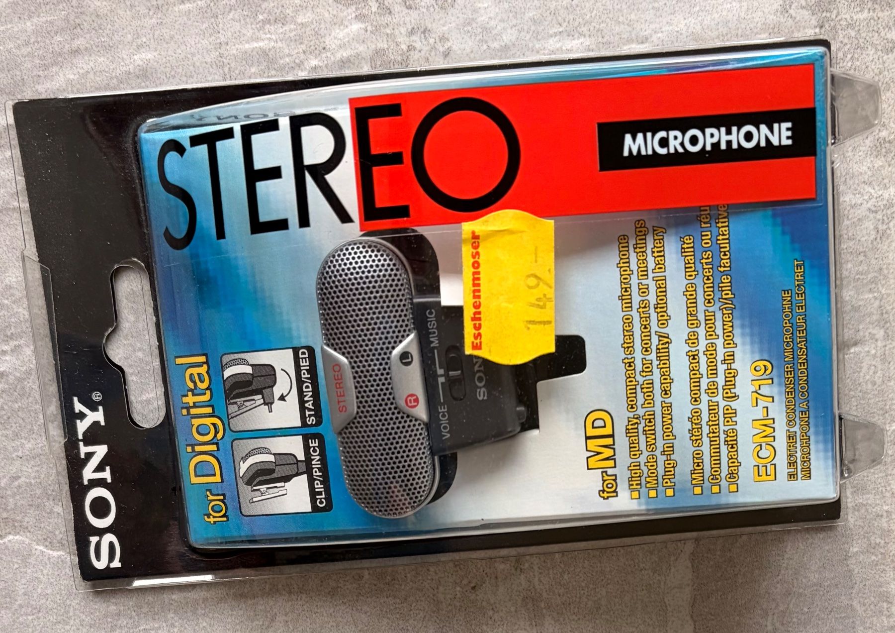 Sony Microfoni: High End Stereo Mikrofon Sony ECM 719 – Usato da Ennetmoos venduto da Licanray