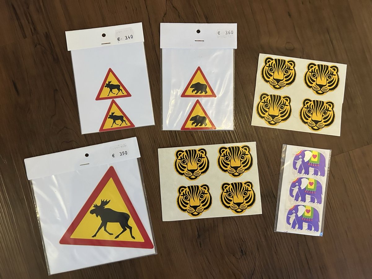 Sticker: Antike Sticker Tiere Elche – Usato da Ebnat-Kappel venduto da didierdomi