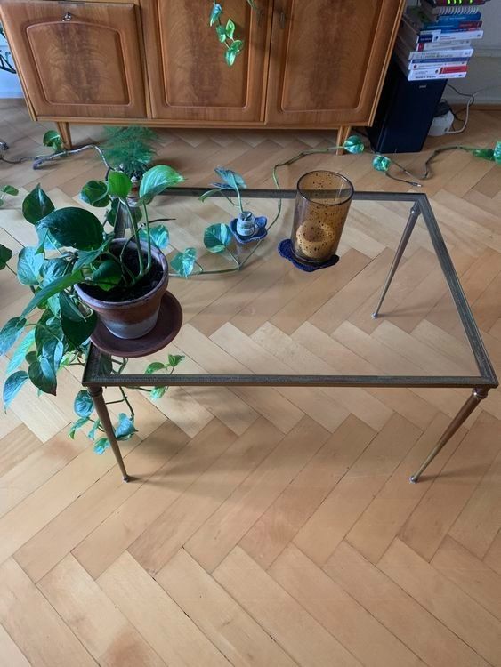 Tavoli: Vintage Sofatisch mit Glasplatte – Usato da Basel venduto da yan_5jq5 3