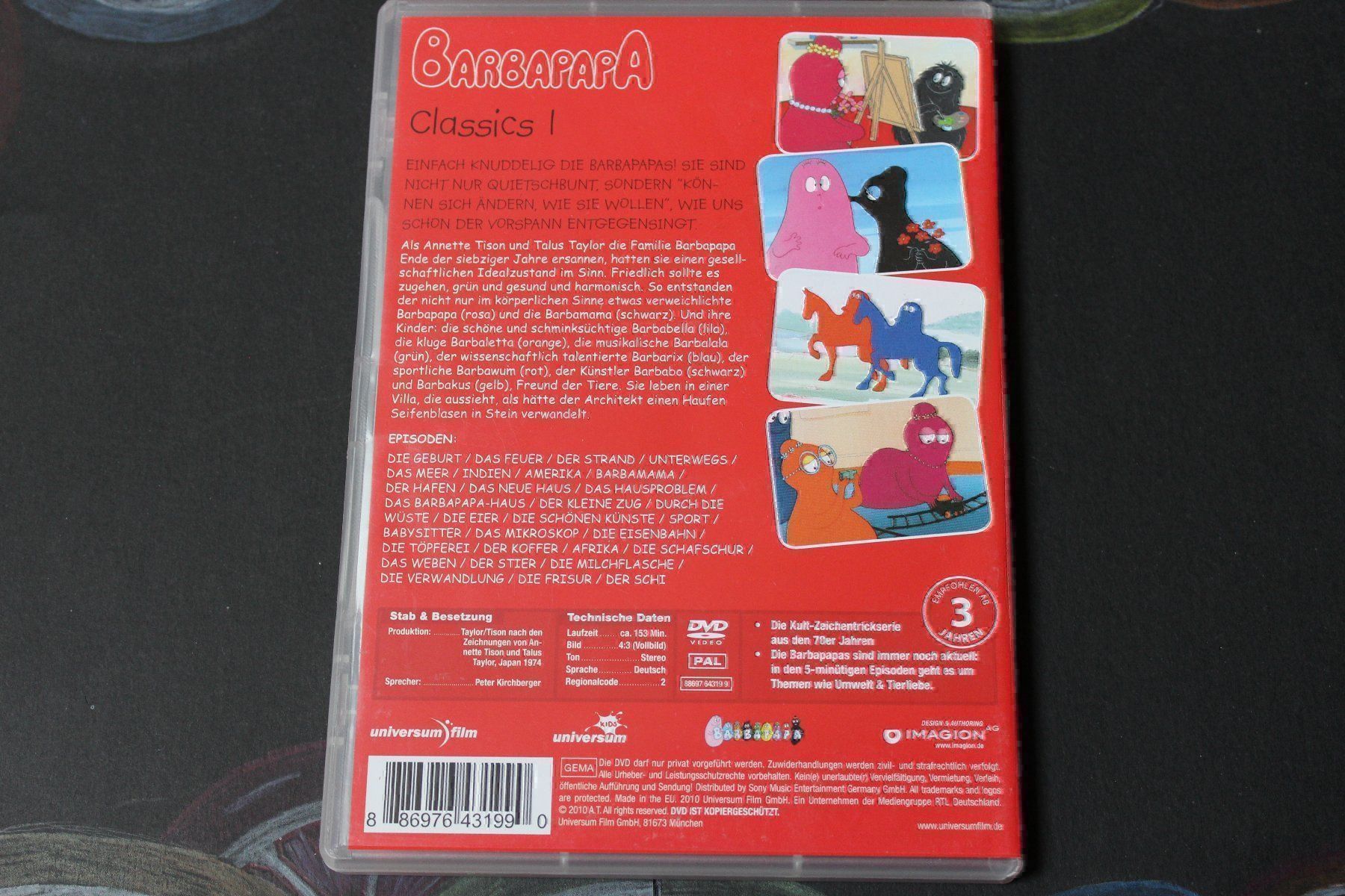 Tutti i DVDs: BARBAPAPA CLASSICS 1 DVD – Usato da Tübach venduto da JamesStone 2