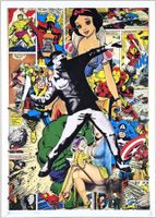 Death NYC Pop Art Druck " Mr.Brainwash Banksy Flower Thrower
