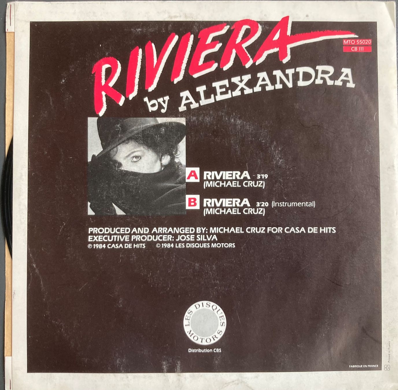 Dischi in vinile: ALEXANDRA - RIVIERA – Usato da Poliez-Pittet venduto da Newtown-Records 1