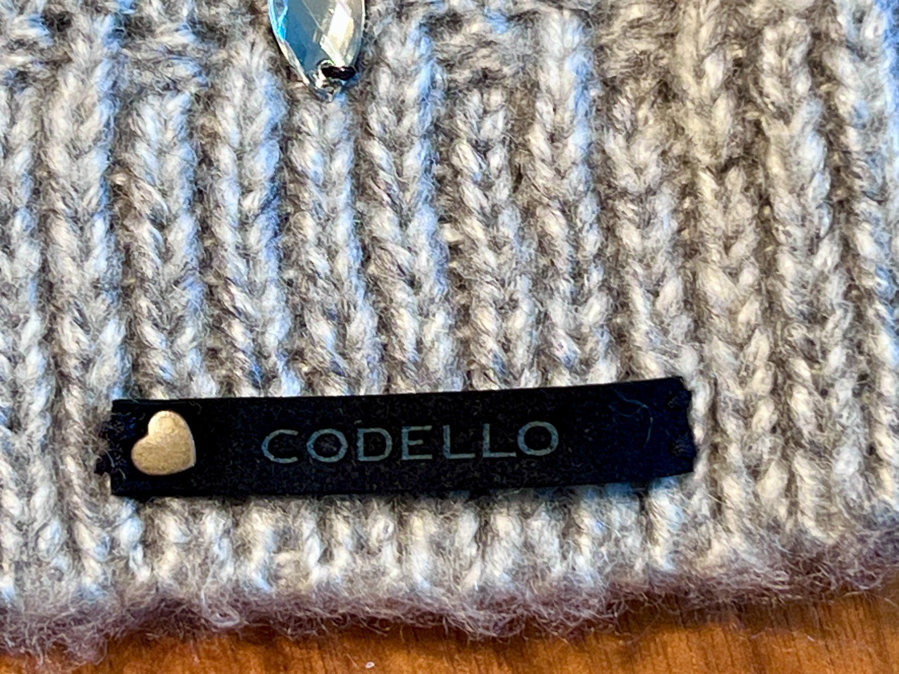 Codello Foulard & Sciarpe: NEU - Codello Schal & Mütze Set grau mit Schmucksteinen – Nuovo (secondo la descrizione) da Zürich venduto da Herzblatt99 4