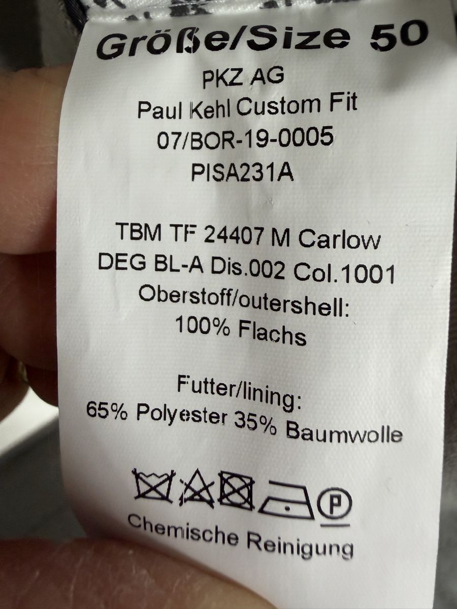 Paul Kehl Giacche: Paul Kehl Leinensakko Blazer Gr. 50 – Usato da Staufen venduto da Elina08 4