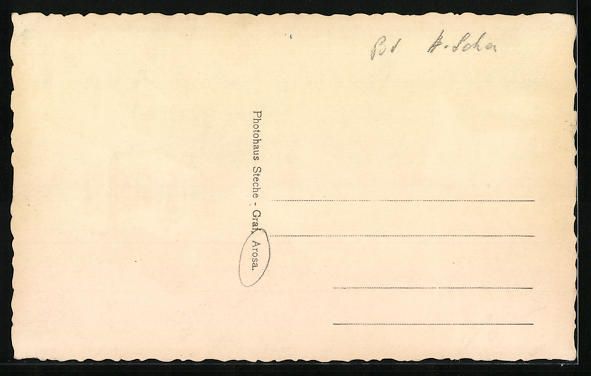 Cartoline postali: AK Arosa, Strassenpartie im Winter – Usato da Berlin venduto da bartko-reher 1