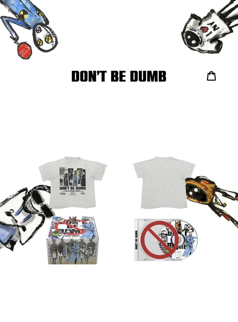 T-Shirts: A$AP Rocky "Dont be dumb" group box set – Neu und originalverpackt aus Richterswil von sil_lm7x 7