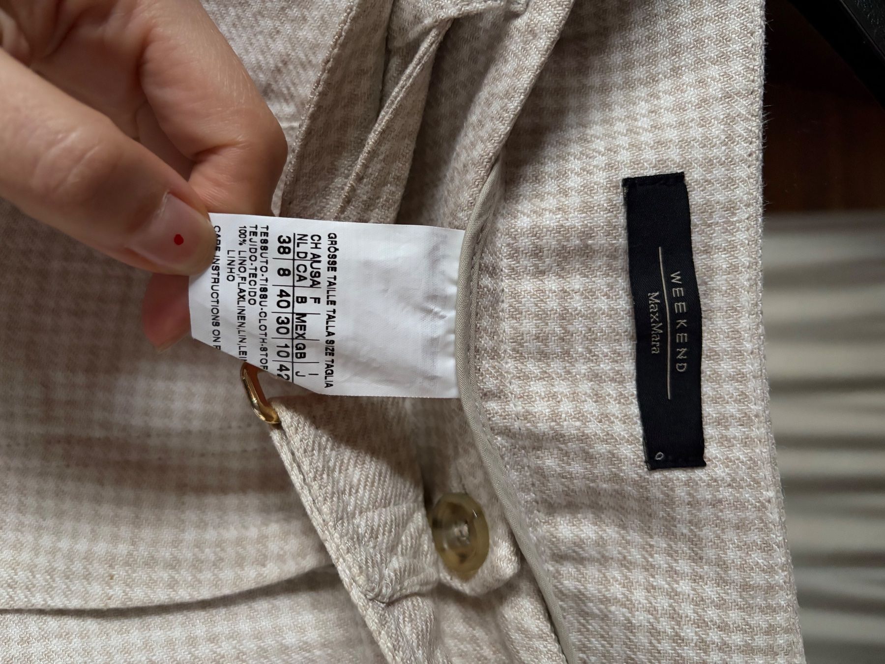 Max Mara Gonne: Maxmara Weekend Linen Skirt – Usato da Luzern venduto da AM2nd 6