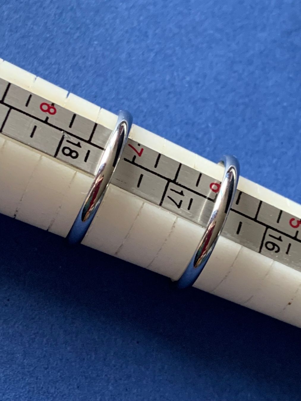 Anelli: 2 Fingerringe silberfarben ultrafein (55) – Nuovo (secondo la descrizione) da Dittingen venduto da Bijoubelle 4