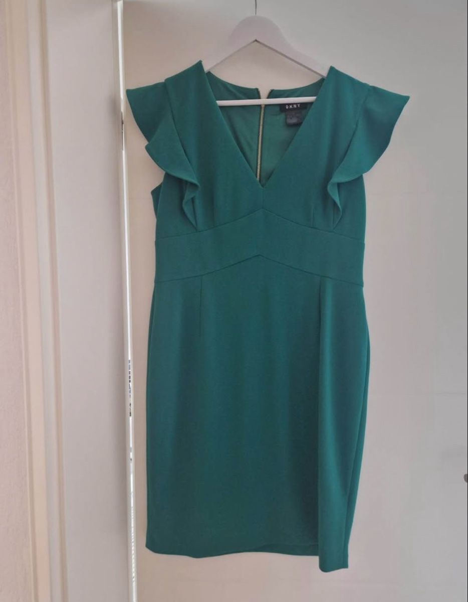 DKNY Kleider: DKNY Kleid, Grösse 42, Smaragdgrün – Neu (gemäss Beschreibung) aus Zürich von iva_iva