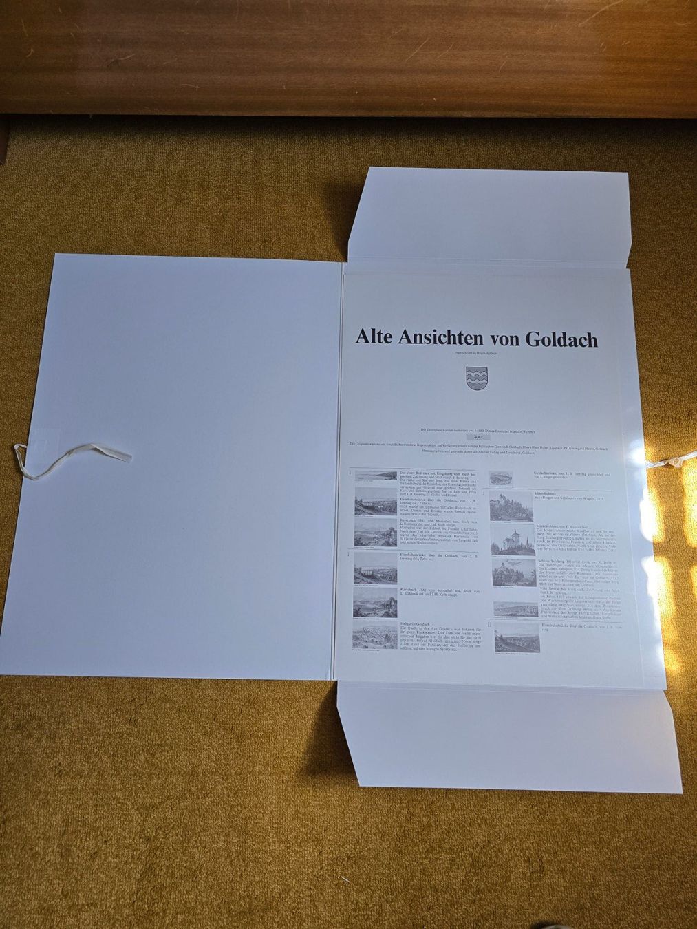 Incisioni: Alte Ansichten von Goldach – Nuovo e nell'imballaggio originale da Rorschacherberg venduto da Scharfeegge 1