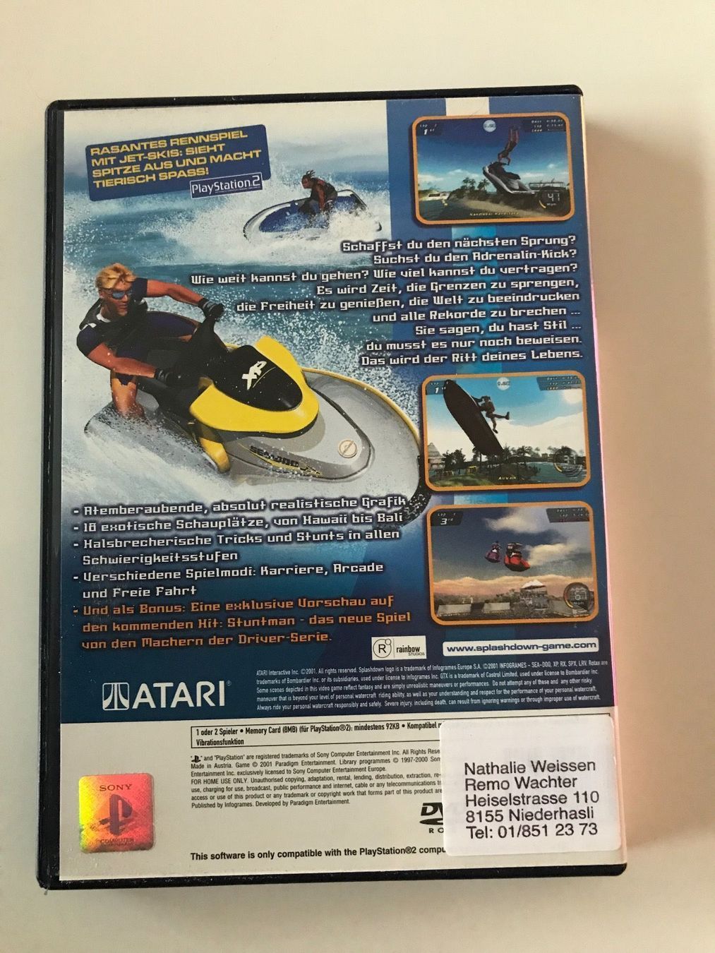 Sony Giochi: PlayStation 2, Splashdown – Usato da Sirnach venduto da Famisa 1