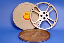 KODAK KODASCOPE 16mm Filmspule 1600 ft + Orig. Metall-Dose