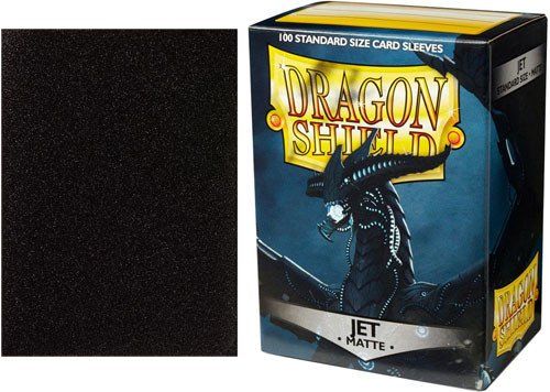 Carte collezionabili: 100 Dragon Shield Sleeves - Matte Jet – Nuovo e nell'imballaggio originale da Kreuzlingen venduto da Silva_Ludus