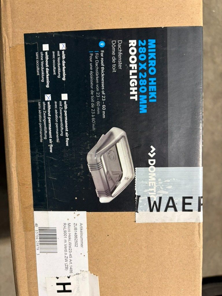 Dometic Finestre: Dachfenster Dometic Micro Heki 280x280mm – Nuovo e nell'imballaggio originale da Grenchen venduto da mur_d8zr 1
