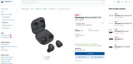 Galaxy Buds 2 Pro noise canceling bluetooth headphones