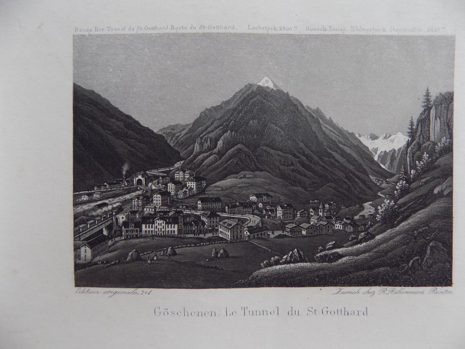 Gravures: Göschenen Gotthard – D'occasion à Risch par Rischli15 2