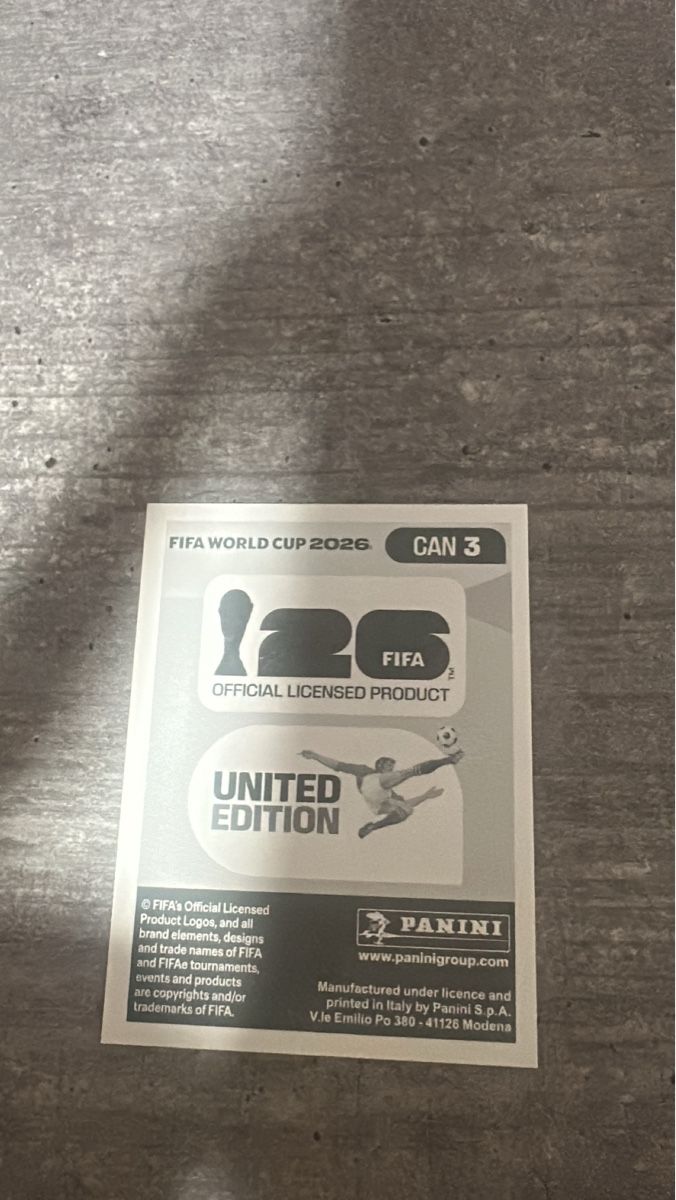 Panini Carte collezionabili: CAN 3 , FIFA WORLD CUP 2026 PANINI  – Nuovo (secondo la descrizione) da Frauenfeld venduto da 1PegPeg1 1