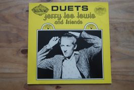 JERRY LEE LEWIS AND FRIENDS - DUETS - GELBES VINYL LP
