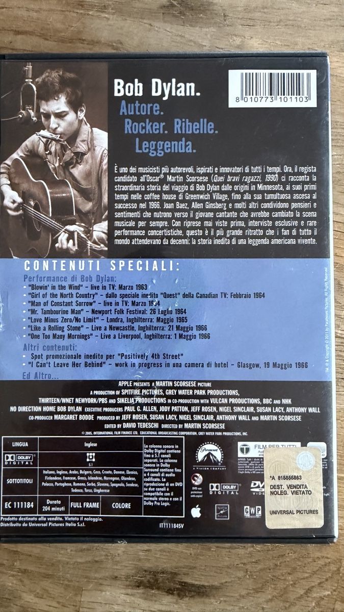 Tous les DVDs: Bob Dylan No Direction Home 2-Disc Set – D'occasion à Lugano par bad_2t9b 1