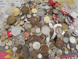 Riesige Münzensammlung insgesamt über 5 Kilo