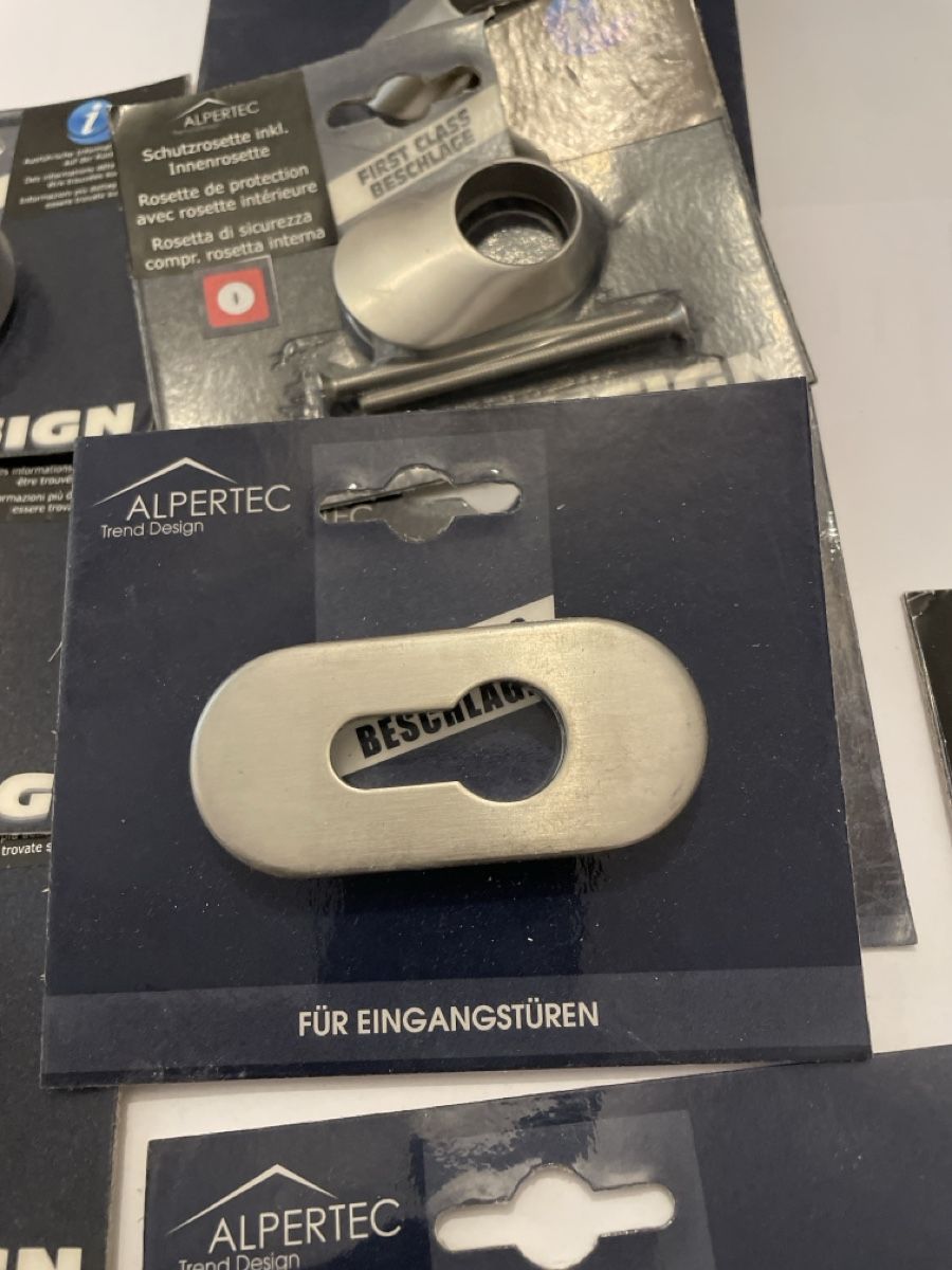 Schlösser: Rosette di sicurezza Trend Design Alpertec set porta d'ingre – Neu und originalverpackt aus Flums von mai_9fr6 3