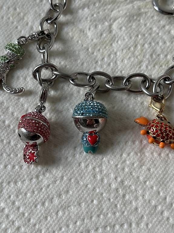 Swarovski Bracciali & Braccialetti: SWAROVSKI ARMBAND MIT 6 ANHÄNGERN – Usato da Adlikon b.Regensdorf venduto da Crystaldragon09 1