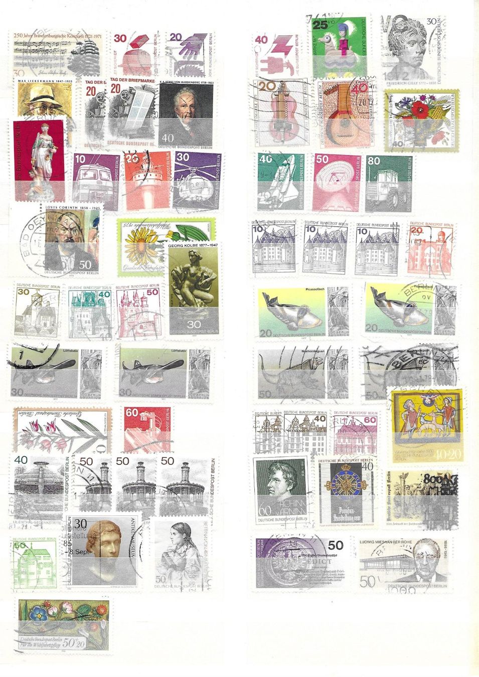 Tutti i francobolli: Grosse Sammlung Briefmarken Berlin meist gestempelt – Usato da Rheineck venduto da Erho19 1