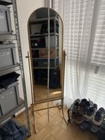 Standspiegel goldfarben 160 cm