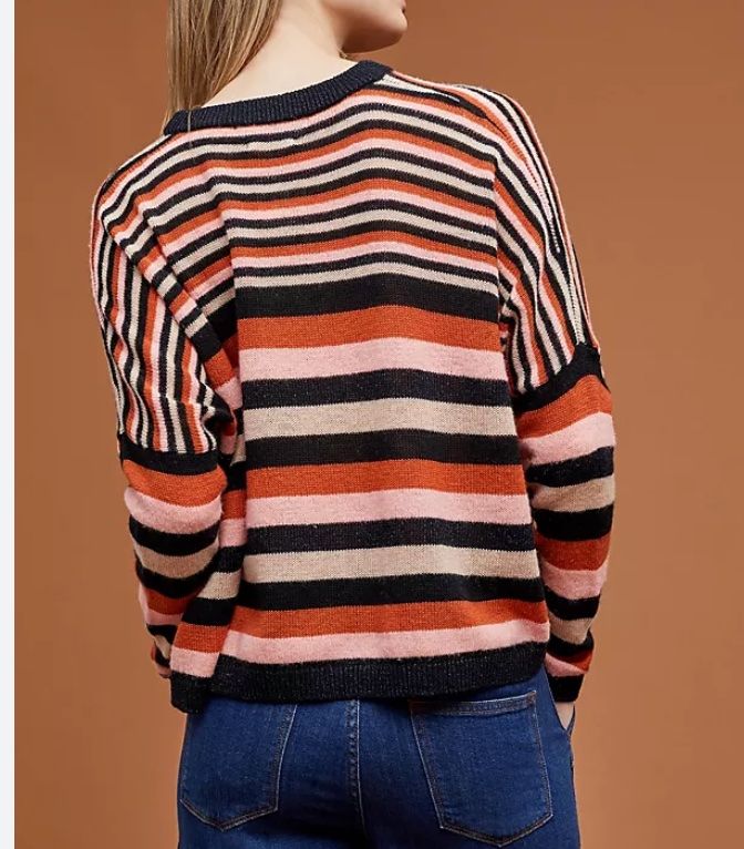 Maison Scotch Maglioni & Felpe: Pull Scotch&Soda rayé multicolore en laine mérinos – Usato da Fribourg venduto da hap_25hw 2