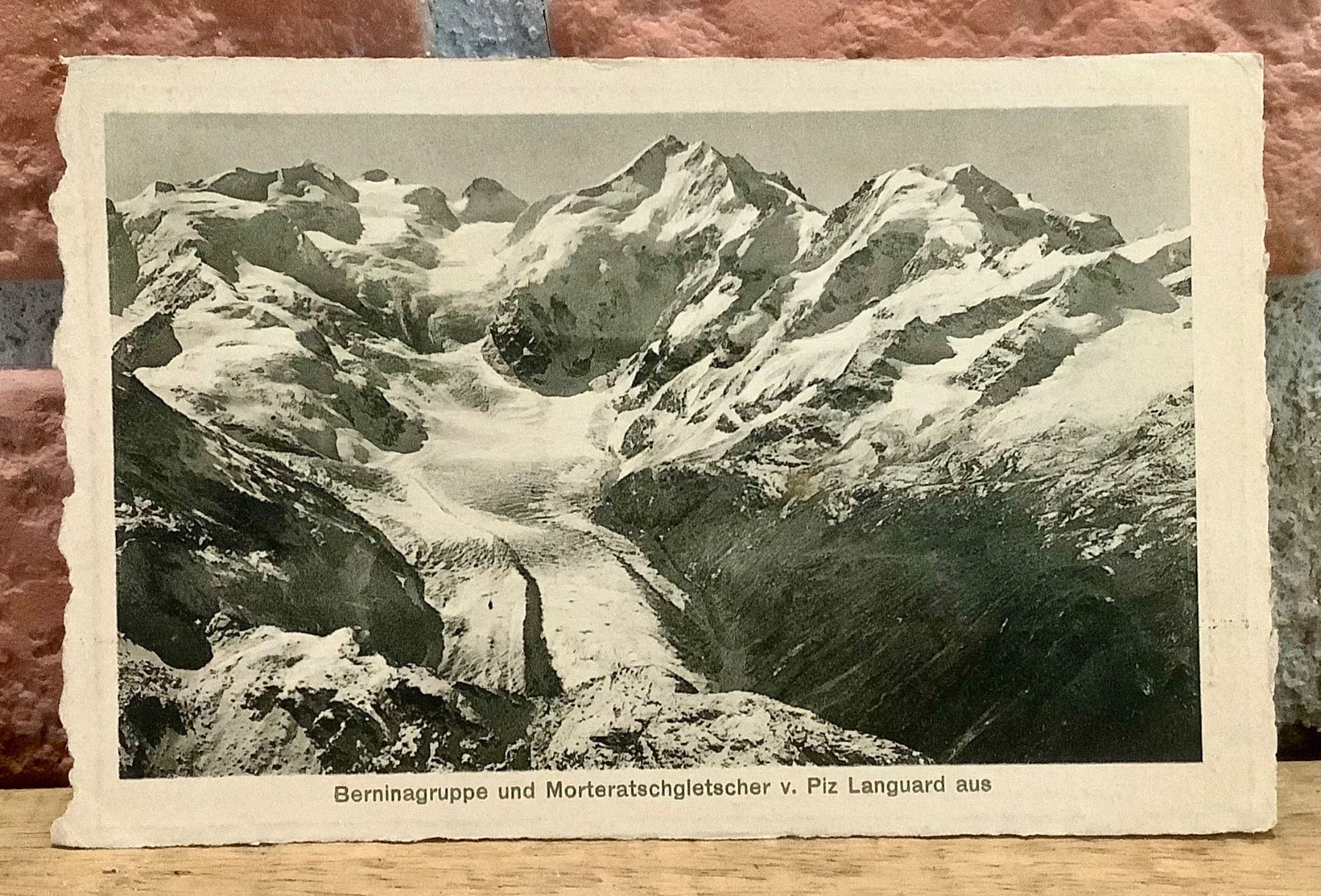 Ansichtskarten: BERNINAGRUPPE & MORTERATSCHGLETSCHER - Feldpost – Gebraucht aus Root von ENGLAND-TREASURES