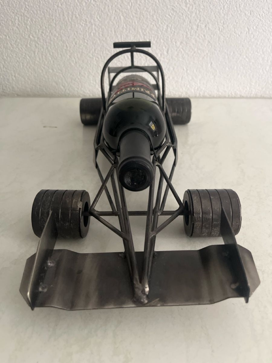 Tutte le decorazioni: Formel 1 Design Weinflaschenhalter inkl.Primitivo – Nuovo (secondo la descrizione) da Wangen b. Olten venduto da break72 3