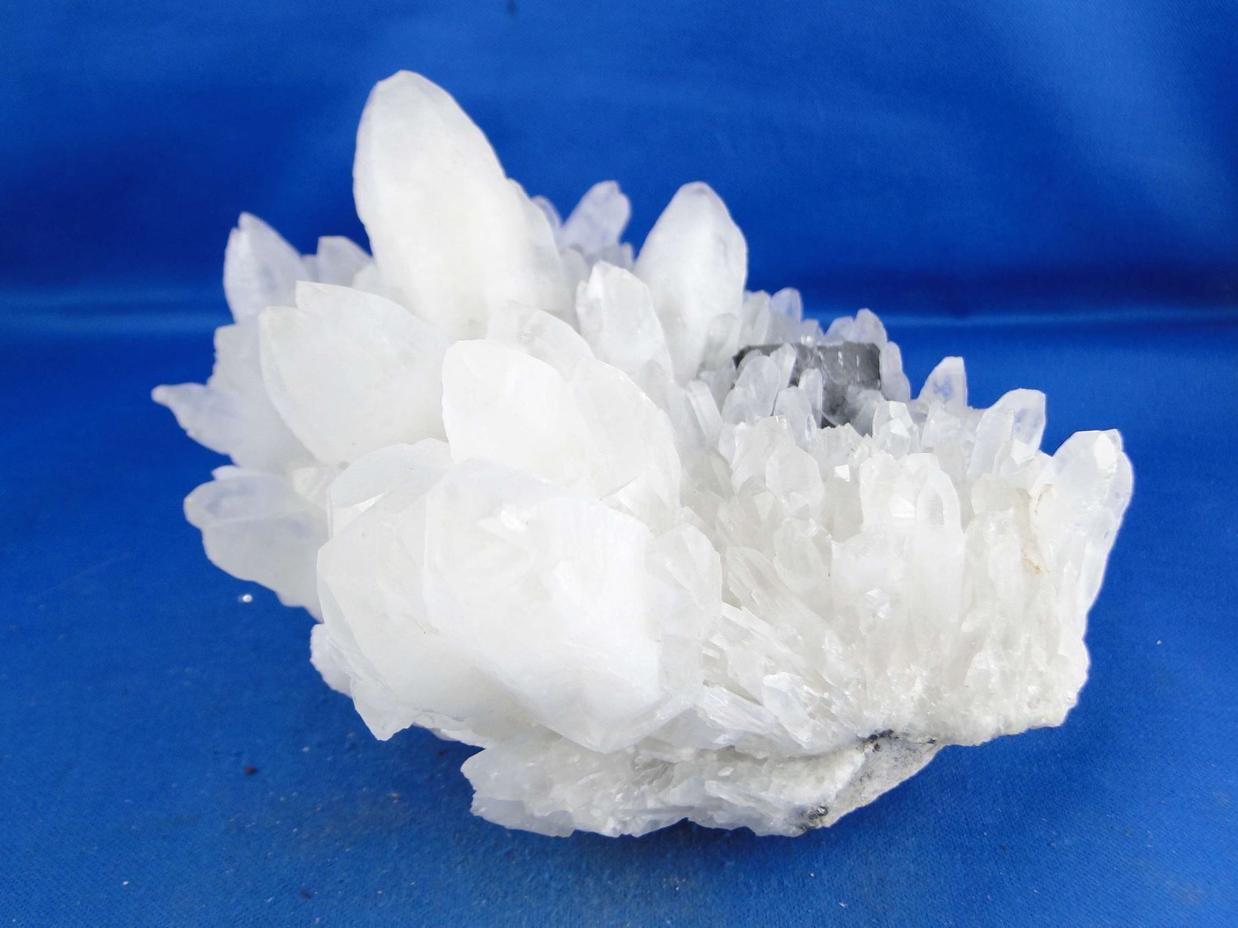 Mineralien & Heilsteine: Bergkristall mit Tetrahedrit – Gebraucht aus Schinznach Bad von Demerald 8