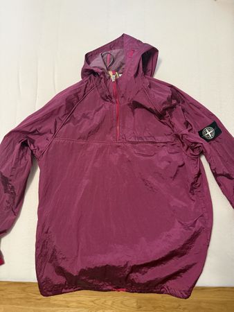 Stone Island Anorak packbar in Weinrot XL
