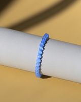 Blauer Katzenaugen-Mondstein Armband